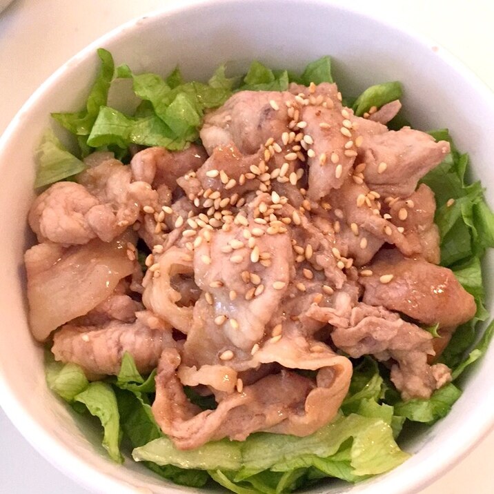超簡単!!元気の出る焼肉丼ぶり♪